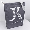 Сумка-шопер с большим логотипом JKeratin