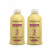 Keratin Plus Gold - комплект для нанопластики волос, 2 х 200 мл