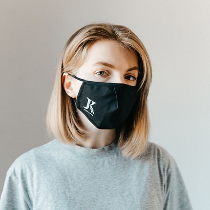 Защитная маска с угольным фильтром JKeratin (черная)
